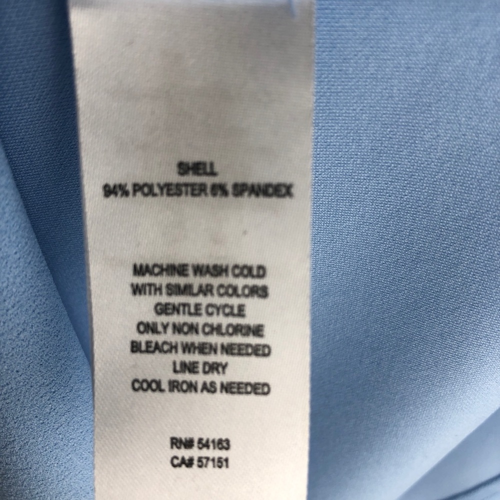 Jessica H Bell Sleeve Light Blue Dress. Size 6 - Picture 9 of 12